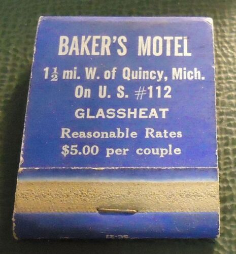 Baker Motel - Matchbook (newer photo)